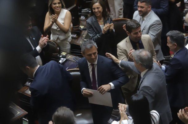 Martín Menem en Diputados. Foto: Mariano Fuchila.