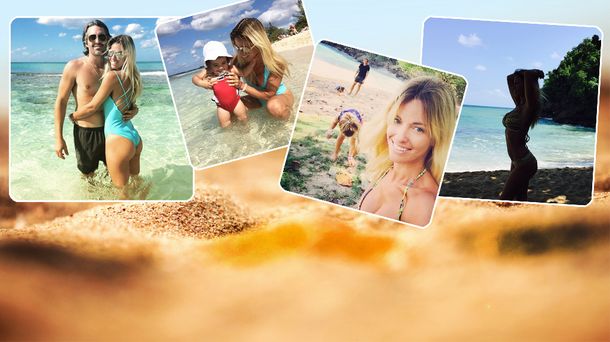 Las vacaciones de Rocío Guirao Díaz con su familia en Jamaica