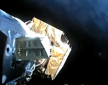 Saocom 1B: los paneles del radar del satélite argentino ya están desplegados