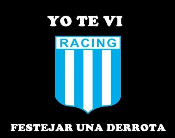 Aparecieron los afiches del Rojo con cargadas a Racing