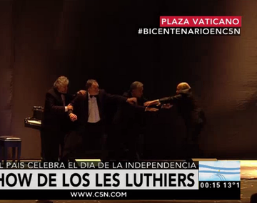 Mirá el show de Les Luthiers por el festejo patrio del Bicentenario