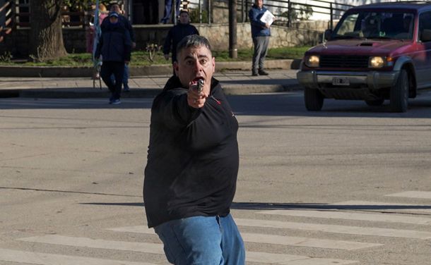 Se entregó el autor de los disparos en protesta de ATE