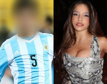 Se filtró el chat de Emilia Mernes con un futbolista de selección: Recién me termino de bañar
