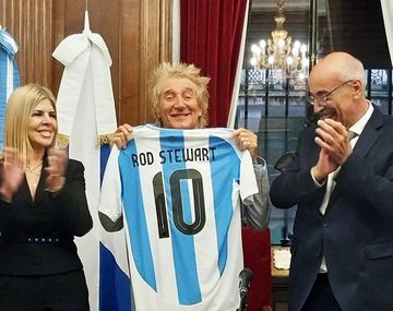 Rod Stewart brilló al ser nombrado Huésped de Honor en Buenos Aires: Como en casa