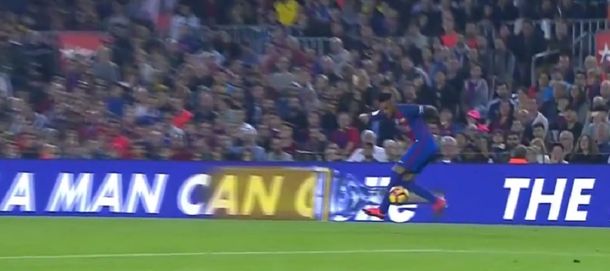 El fantástico control de Neymar que levantó a todo el Camp Nou.