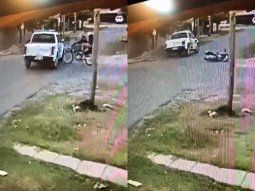 Video: escapaban de la Policía y chocaron contra un patrullero