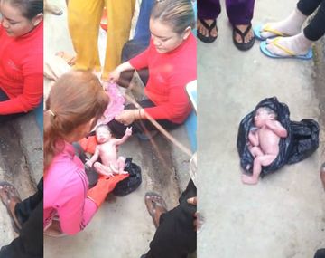Rescataron a una bebé recién nacida que había sido abandonada en una bolsa