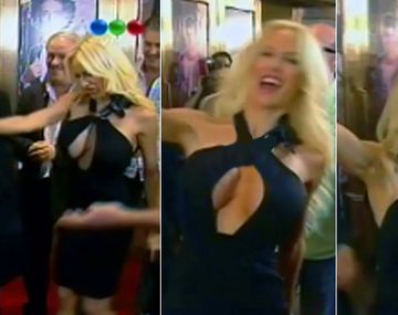 El infartante escote de Luli en la fiesta de Graduados