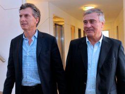 Mauricio Macri y Oscar Aguad
