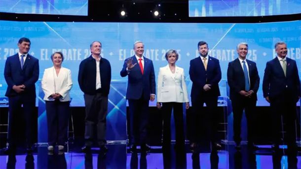 Ocho candidatos a la presidencia de Chile.