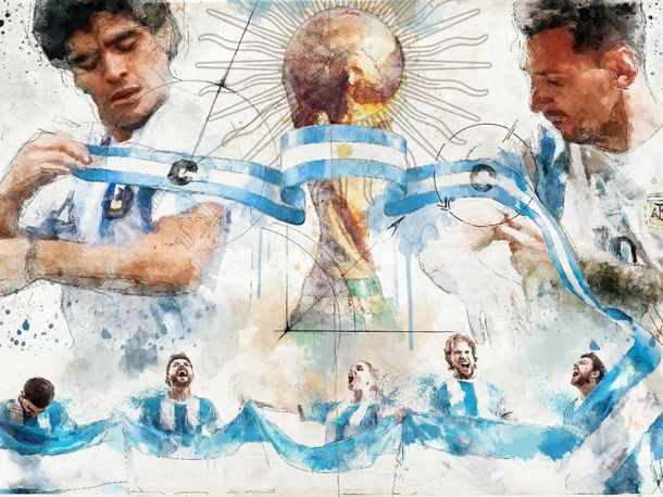 Un argentino ganó el concurso de arte organizado por FIFA y viajará al Mundial de Qatar 2022