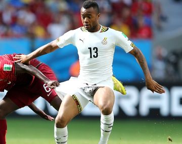 Un momento incómodo para jugador de Ghana