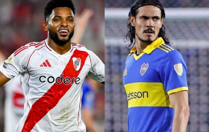 Miguel Borja / Edinson Cavani.