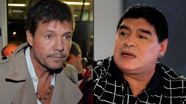 Marcelo Tinelli respondió con humor las críticas de Maradona