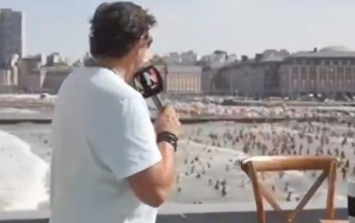 El programa de Matías Alé registró en vivo el meteotsunami en Mar del Plata: el video