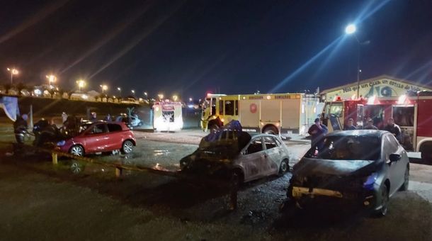 Incendiaron los autos de los jugadores de Aldosivi