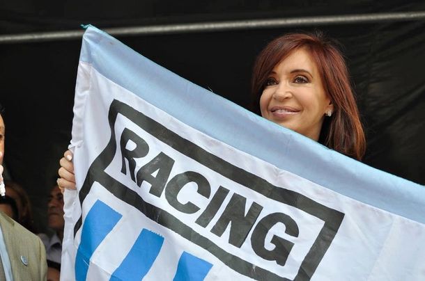 Cristina felicitó a los hinchas de Racing por el título