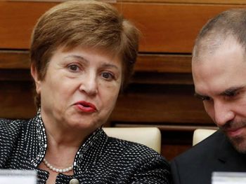 Kristalina Georgieva y Martín Guzmán