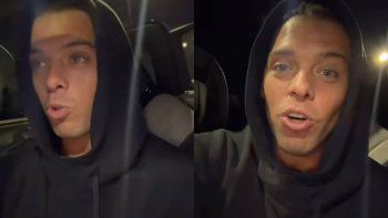 Santiago Maratea se filmó mientras manejaba sin cinturón de seguridad. Santiago Maratea se filmó mientras manejaba sin cinturón de seguridad.