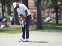 Terrible momento en el golf: festejaba un hoyo en uno y se rompió el tobillo