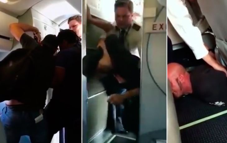 Violencia en pleno vuelo: agredió a una azafata y lo detuvo el piloto