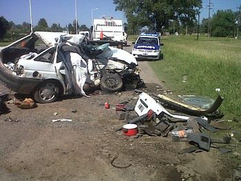 Choque frontal en ruta 5 deja un muerto y cuatro heridos