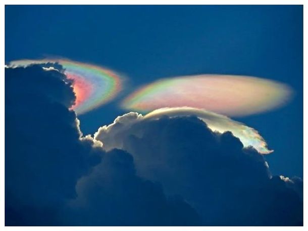 Un arcoíris de fuego incendió el cielo de Florida, Estados Unidos