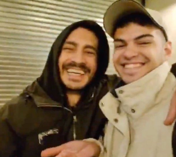 Le pidió al Chino Darín un saludo para su novia, y el video con la respuesta se volvió viral