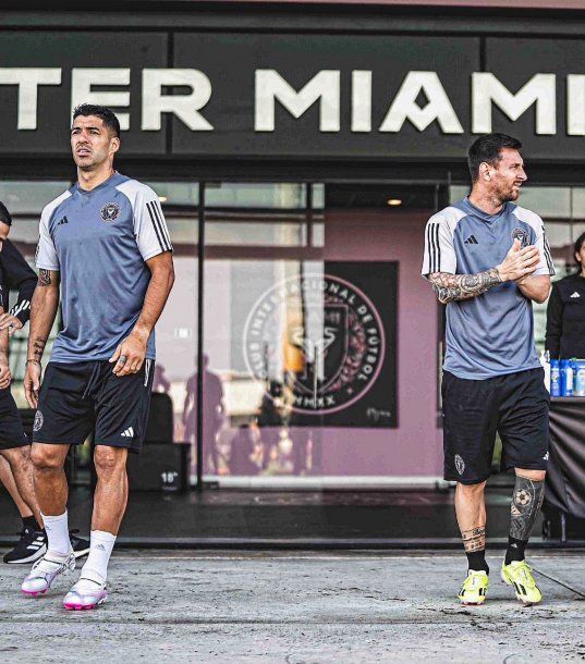 Lionel Messi y Luis Suárez, juntos otra vez en un mismo equipo