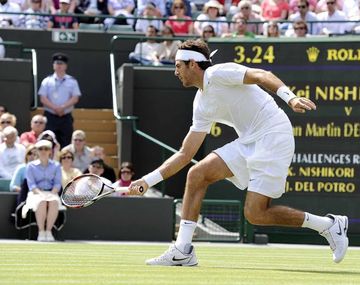Del Potro venció al japonés Nishikori y ya está en octavos