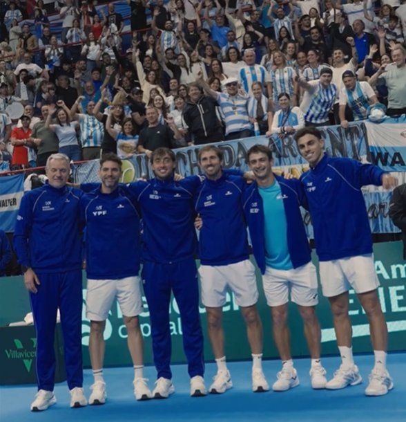 Copa Davis: Argentina venció a Turquía y se clasificó a los Qualifiers 2027