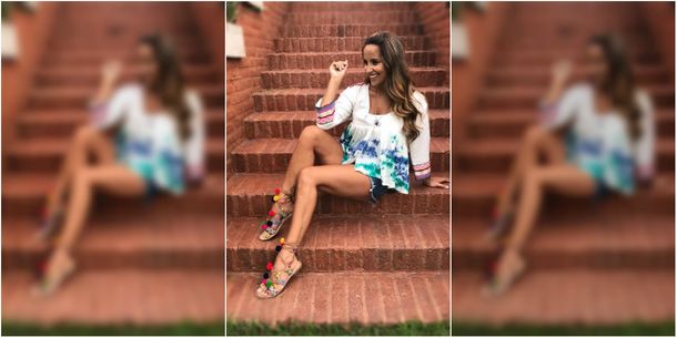 Lourdes Sánchez tenía una hernia de disco