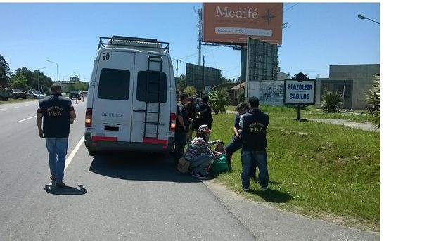 Detienen a 12 personas con droga cuando circulaban por la Ruta 2