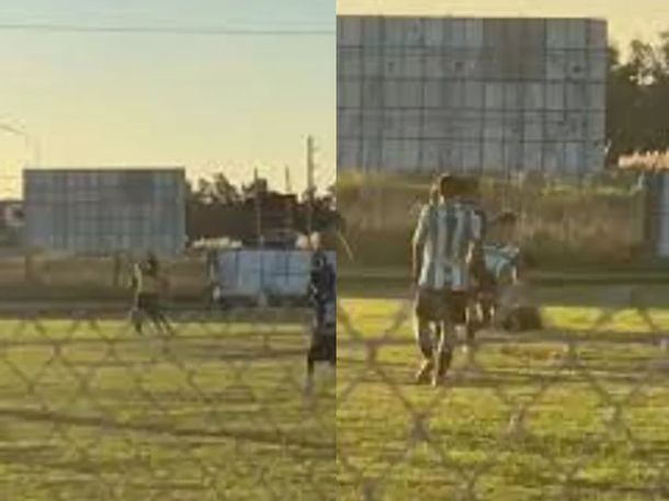 Rosario: un futbolista amateur noqueó a un árbitro, le fracturó el tabique y terminó detenido