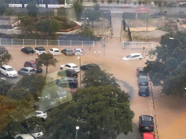  así quedó Málaga tras el paso de una nueva DANA