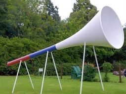 La vuvuzela gigante se activará con el inicio del Mundial