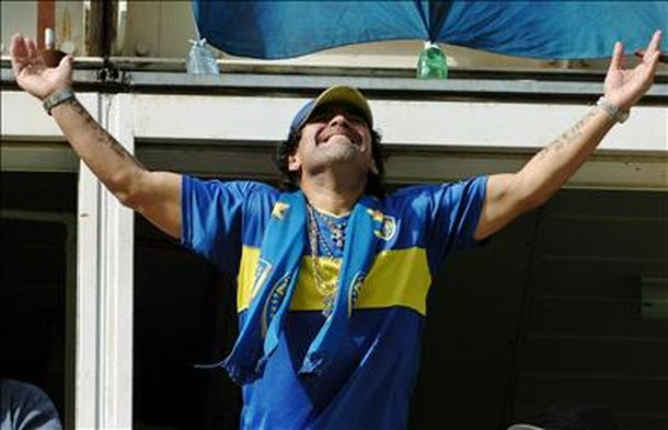 Maradona en el palco - EFE