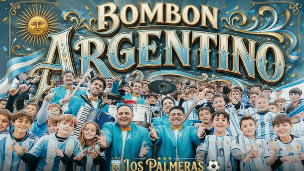Bombón argentino, la reversión de un clásico de Los Palmeras para alentar a la Selección