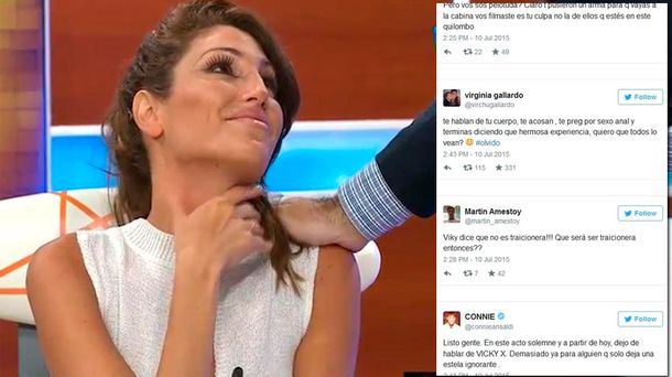 Los famosos no le creen a Vicky Xipolitakis y la destrozaron en Twitter