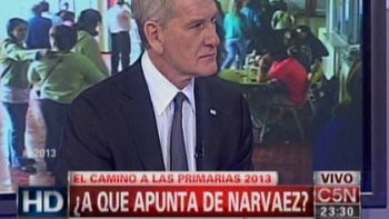 de narvaez: lo que plantea massa es mas de lo mismo de narvaez: lo que plantea massa es mas de lo mismo