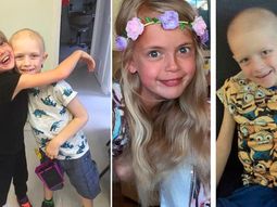 Nena regaló su pelo a un amigo con cáncer