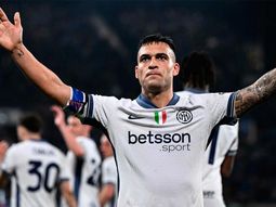 Lautaro marcó en el triunfo de Inter ante Atalanta para mantenerse en la cima