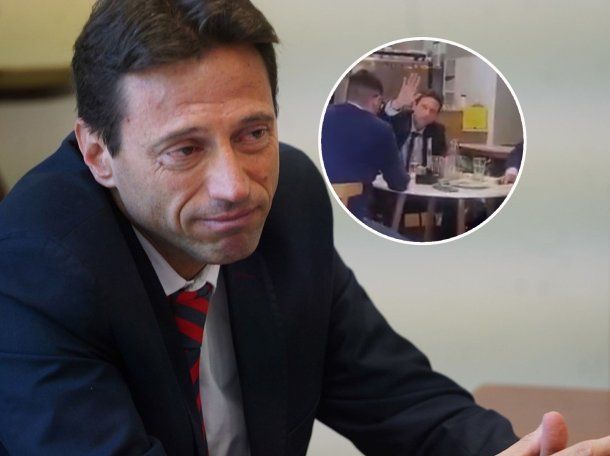 Escracharon a Marcelo Moretti: una hincha de San Lorenzo lo enfrentó tras su pedido de licencia