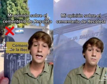 Turista español criticó el cementerio de la Recoleta y se volvió viral por las respuestas