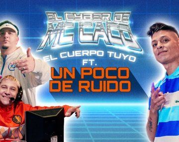 El cyber de MC Caco presentó El cuerpo tuyo junto a Un Poco de Ruido