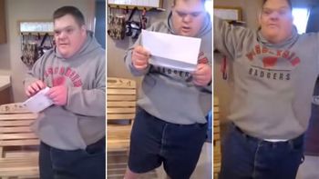 video: asi reacciono un chico down cuando lo aceptaron en la universidad video: asi reacciono un chico down cuando lo aceptaron en la universidad