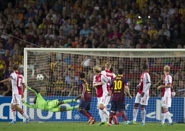 Soberbio: tres goles de Messi en la goleada del Barcelona