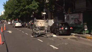 impresionante choque y vuelco en balvanera: el responsable del accidente se dio a la fuga impresionante choque y vuelco en balvanera: el responsable del accidente se dio a la fuga