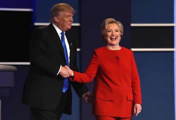 Trump y Clinton tuvieron un primer debate lleno de cruces