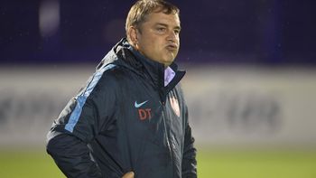 El entrenador uruguayo, furioso con Delfino El entrenador uruguayo, furioso con Delfino